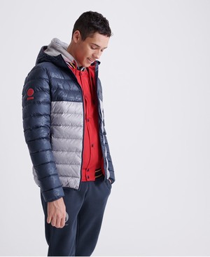 Superdry CNY Core Down Férfi Kabát Szürke | ESBNA4087